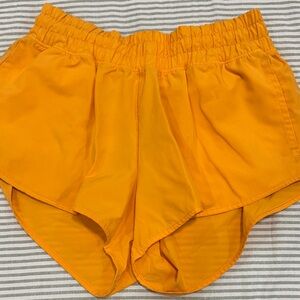 Aerie Vibrant Orange Athletic Shorts
